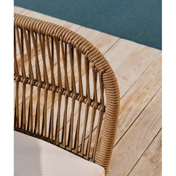 Bēšs polsterēts dārza dīvāns Catalina – Kave Home-image-3