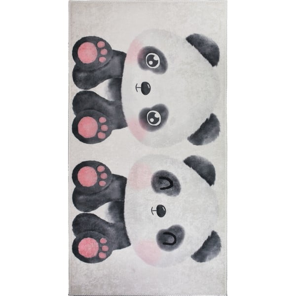 Melnbalts bērnu paklājs 100x160 cm Panda Friends – Vitaus