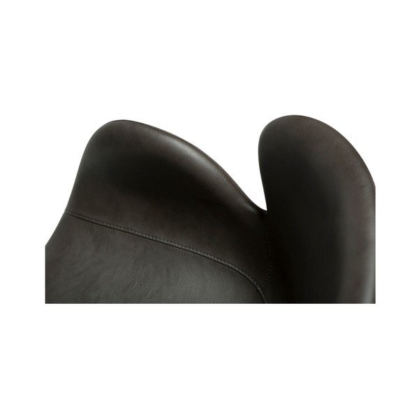 Pelēks polsterēts ēdamistabas krēsls ar roku balstiem Gaia – DAN-FORM Denmark-image-3