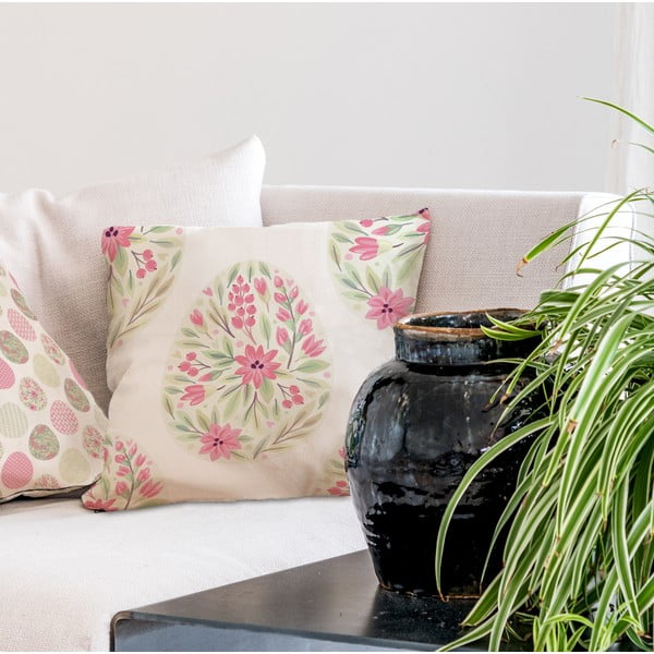 Kokvilnas spilvens Butter Kings Spring Eggs IV, 45 x 45 cm-image-1