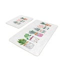 Balti samta vannas istabas paklājiņi (2 gab.) 60x100 cm Succulent – Mila Home