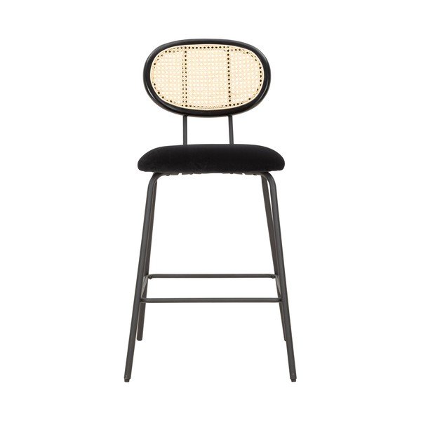 Melns bāra krēsls Mauro Ferretti Osaka-image-3