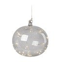 Pelēks piekarināms Ziemassvētku gaismas dekors ø 18 cm Lina – Markslöjd