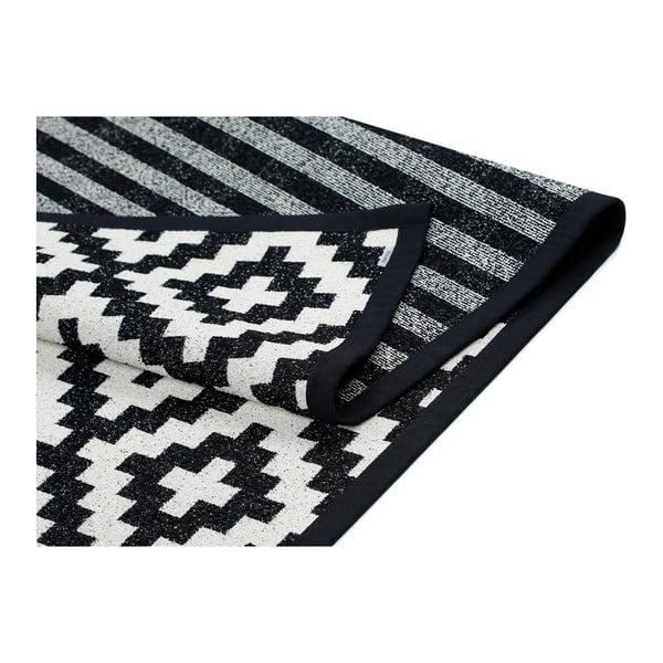 Melnbalts rakstains divpusējs paklājs Narma Viki, 160 x 230 cm-image-2