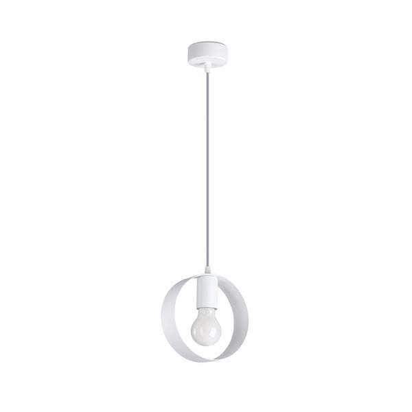 Balta piekaramā lampa ø 18 cm Lammi – Nice Lamps