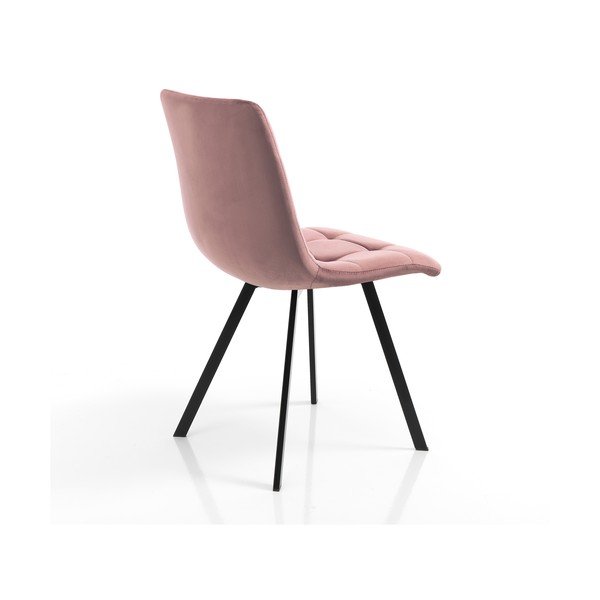 Rozā samta pusdienu krēsli (2 gab.) Toffee – Tomasucci-image-3