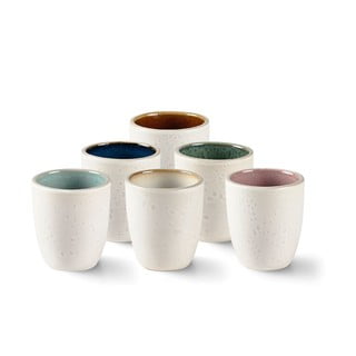 4 smilškrāsas keramikas espresso tasīšu komplekts Bitz Stentøj, 100 ml