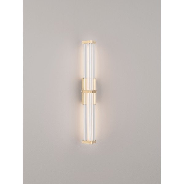 Matētas zelta krāsas metāla LED sienas lampa ar regulējamu spilgtumu Pheme – Nova Luce-image-4