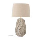 Bēša galda lampa ar auduma abažūru (augstums 64 cm) Natika – Bloomingville