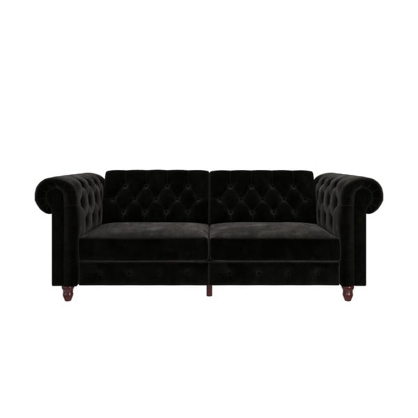 Melns dīvāns 227 cm Felix – Støraa