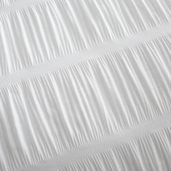 Balta gultas veļa vienvietīgai gultai 135x200 cm Seersucker – Catherine Lansfield-image-4