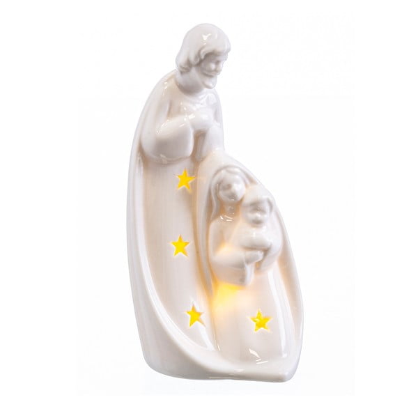 Balts gaismas dekors ar Ziemassvētku motīvu Birth – Casa Selección