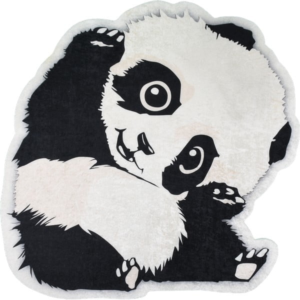 Melnbalts bērnu paklājs ø 100 cm Cuddly Panda – Vitaus