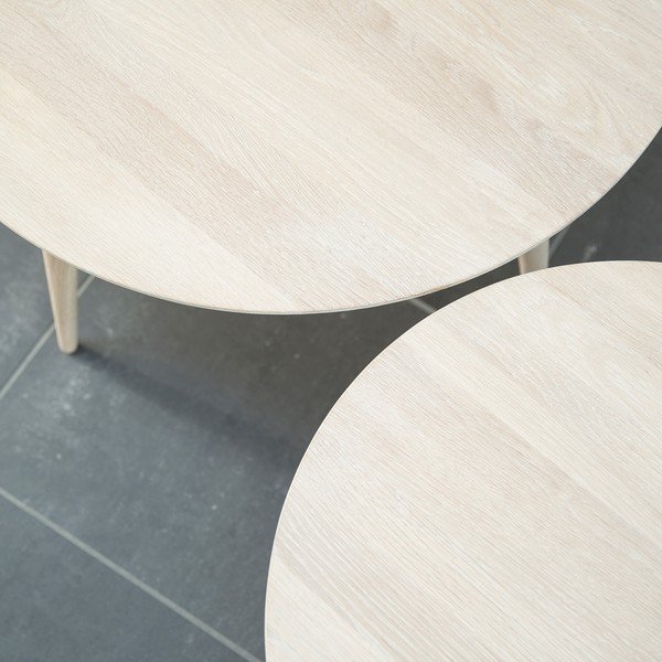 Balts kafijas galdiņš Canett Exact, ⌀ 80 cm-image-3