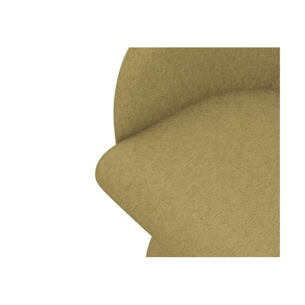 Sinepju dzeltens polsterēts ēdamistabas krēsls Kanoa – Makamii-image-4