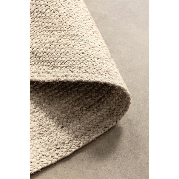 Krēmkrāsas divpusējs/ar rokām darināts džutas apaļš paklājs ø 200 cm Braided – Hanse Home-image-4