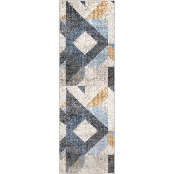 Gaiši pelēks celiņa paklājs 80x250 cm Soft Halleby – FD