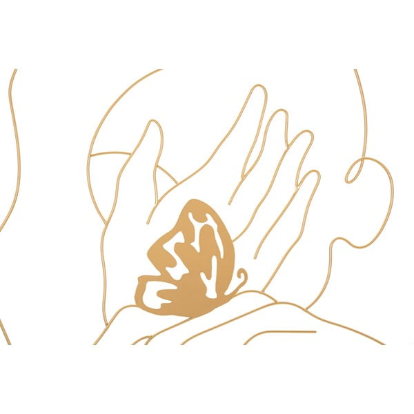 Metāla sienas dekors 60x80 cm Hands on Face – Mauro Ferretti-image-2