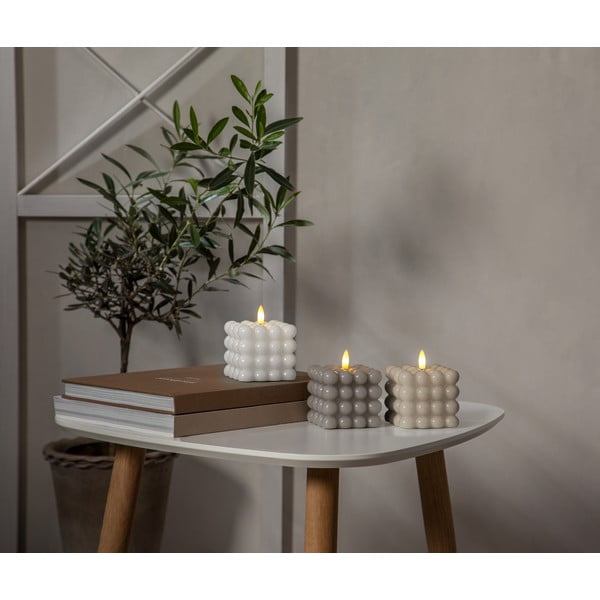 Balta LED svece Star Trading Flamme Dot, augstums 9,5 cm-image-4