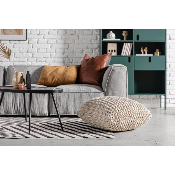 Pelēks spilvens/pufs Bonami Essentials Knit-image-1