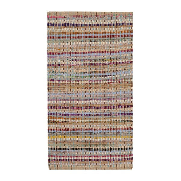 Ar rokām austs kokvilnas paklājs Webtappeti Alma, 50 x 80 cm