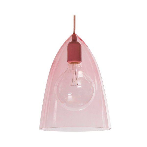 Rozā piekaramā lampa SULION Glassy-image-2