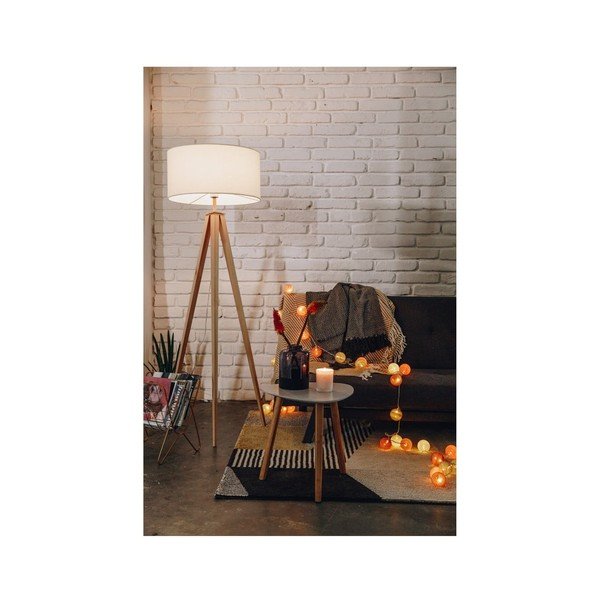 Pelēks kafijas galdiņš loomi.design Viby, 55 x 55 cm-image-2