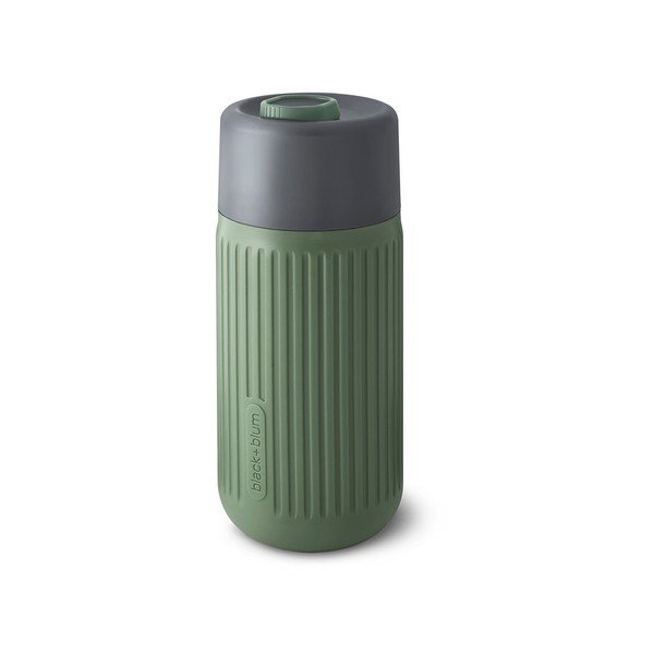 Zaļa stikla ceļojumu krūze 340 ml – Black + Blum