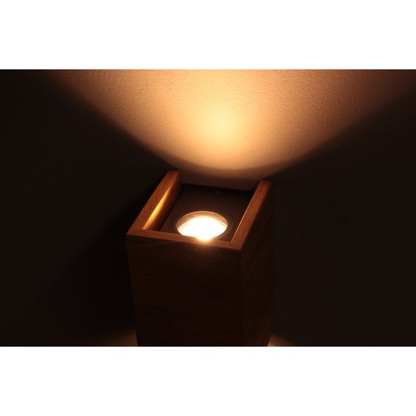 Dabīga toņa sienas lampa Shine-wood – Fischer & Honsel-image-2