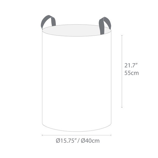 Zils veļas grozs Bigso Box of Sweden Bin, 69 l-image-3