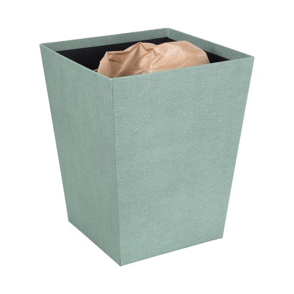 Zilganzaļa atkritumu tvertne Sofia Canvas Paper Laminate – Bigso-image-4