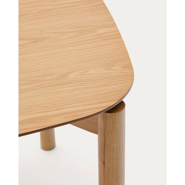 Ēdamgalds ar oškoka imitāciju 90x160 cm Indara – Kave Home-image-1