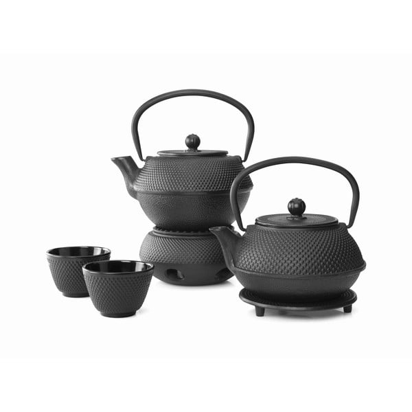Melns čuguna tējkannas sildītājs Bredemeijer Jang, ⌀ 14,4 cm-image-4