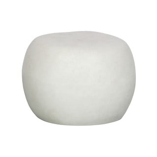 Balts dārza kafijas galdiņš no šķiedras māla vtwonen Pebble, ø 50 cm