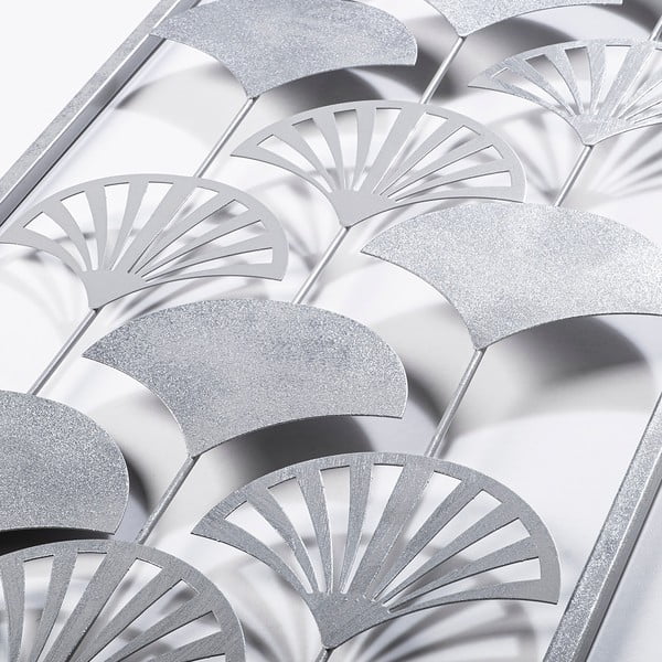 Metāla sienas dekors 32x90 cm Gingko – Wallity-image-4