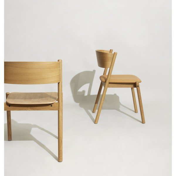 Ozolkoka ēdamistabas krēsli Oblique - Hübsch-image-1