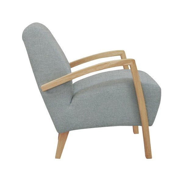 Gaiši pelēks krēsls ar gaišu Windsor & Co. Luna-image-1