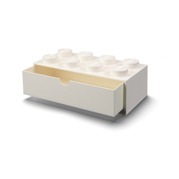 Balta galda kaste ar atvilktni LEGO® Double-image-1
