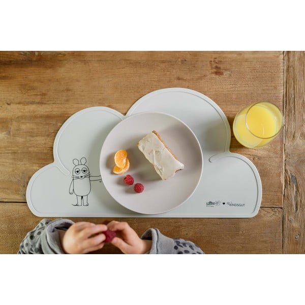 Zils silikona paliktnis Kindsgut Mouse, 49 x 27 cm-image-2