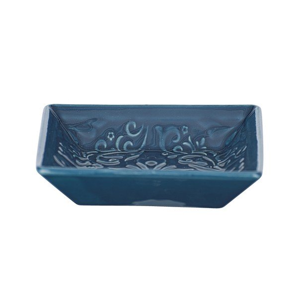 Tumši zils keramikas ziepju trauks Wenko Cordoba-image-2