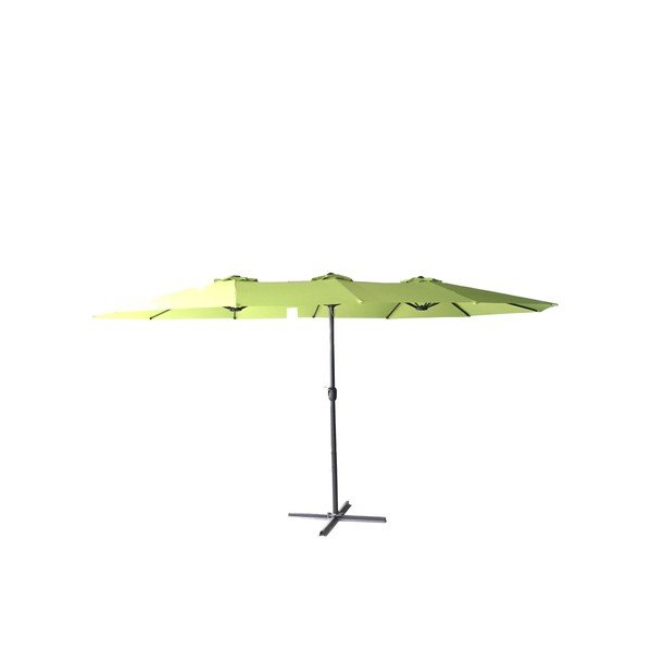 Zaļš saulessargs 456x270 cm Double – Rojaplast-image-2