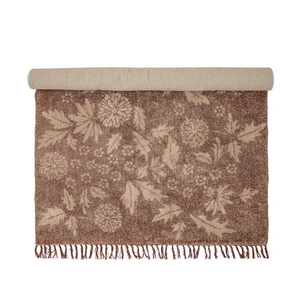 Brūns kokvilnas paklājs 140x200 cm Malu – Bloomingville-image-2