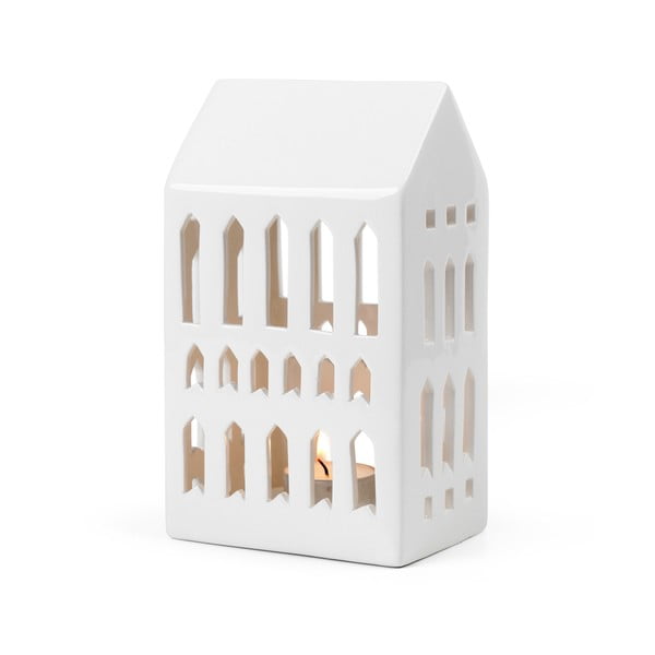 Balts keramikas svečturis Kähler Design Urbania Lighthouse Church-image-2