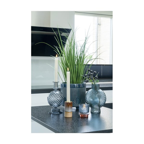 Zila stikla vāze (augstums 20,5 cm) Sia – House Nordic-image-2