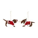 Vilnas Ziemassvētku eglītes rotājumi (2 gab.) 12 cm Monty – Bloomingville