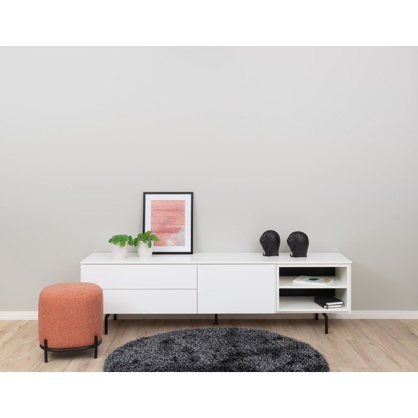 Balta zema kumode 210x57 cm Plain – Tenzo-image-1