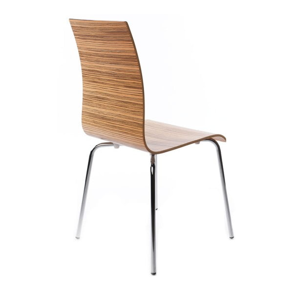 Ēdamistabas krēsls ar sēdekli no gaiša koka Kokoon Classic Zebrano-image-2