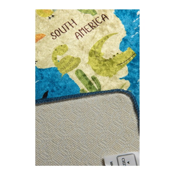 Bērnu paklājs World Map, 100 x 160 cm-image-3