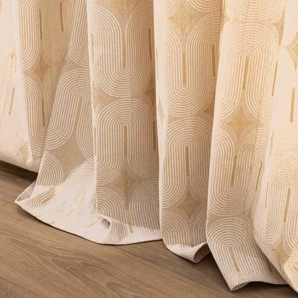 Bēšs aizkars 140x240 cm Ondine – douceur d'intérieur-image-4