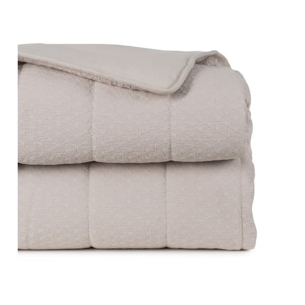 Bēšs stepēts gultas pārklājs 240x260 cm – Ixia